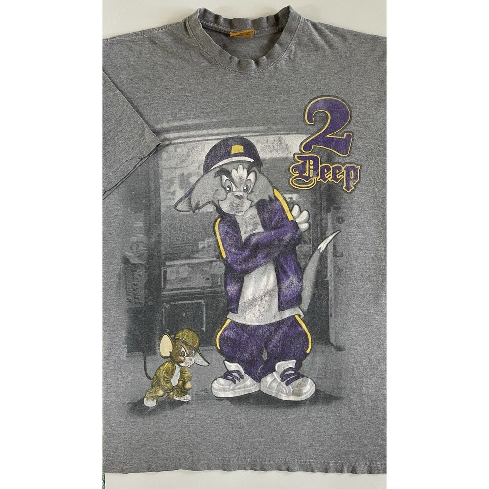 XL Vintage “2 Deep” Tom & Jerry Gangsta B.E.Z. T-Shirt